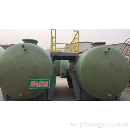 Tanque de agua FRP para tratamiento de agua industrial GRP